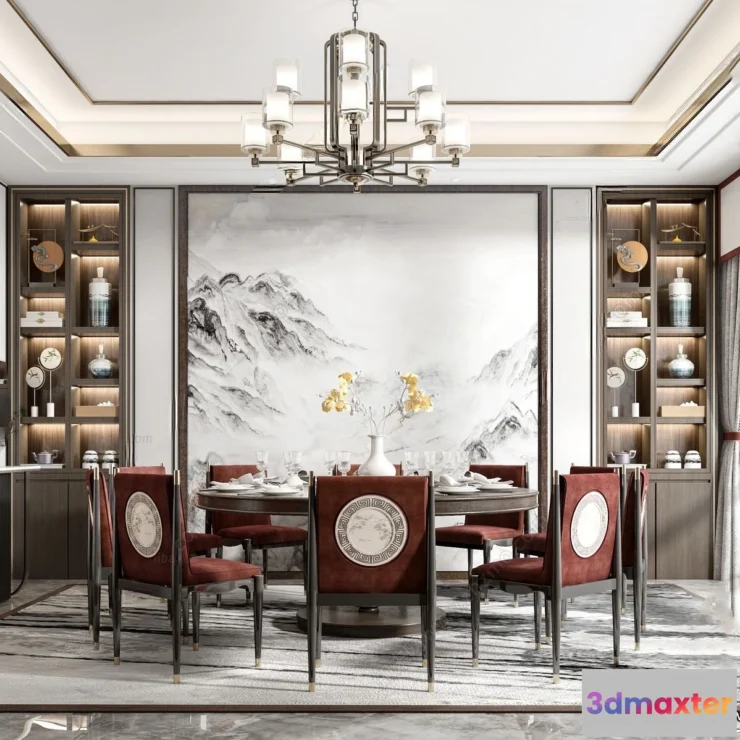 1358749 - Dining Room - 3D Models - 3D Interior Scenes - 143 3D Max