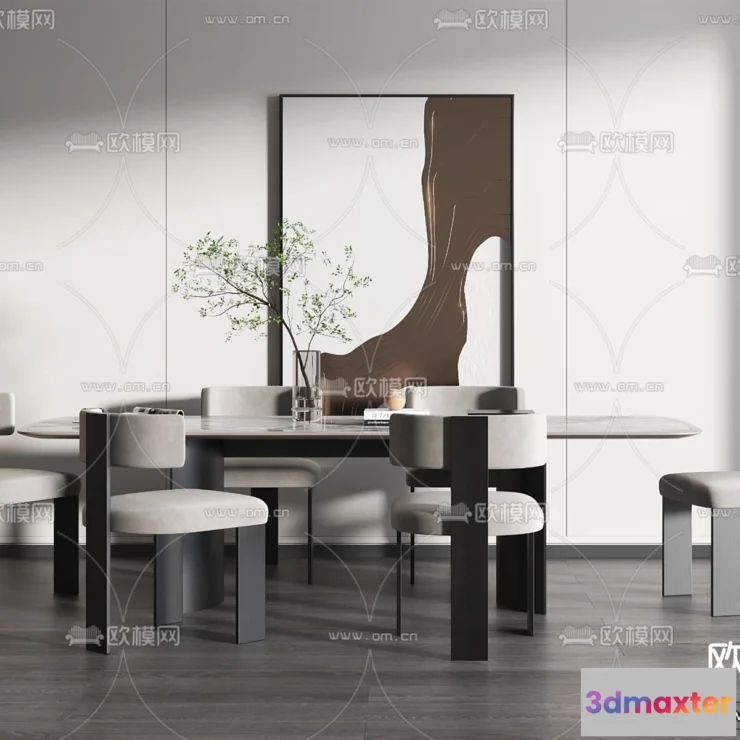 1359016 - Dining Room - 3D Models - 3D Interior Scenes - 147 3D Max
