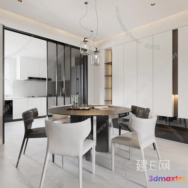 1359603 - Dining Room - 3D Models - 3D Interior Scenes - 156 3D Max