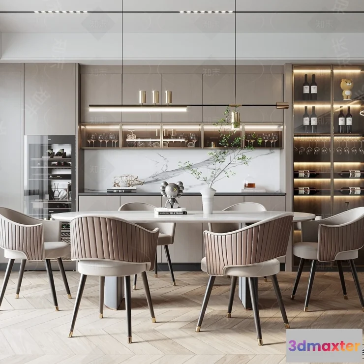 1359672 - Dining Room - 3D Models - 3D Interior Scenes - 157 3D Max