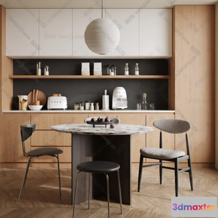 1359731 - Dining Room - 3D Models - 3D Interior Scenes - 158 3D Max