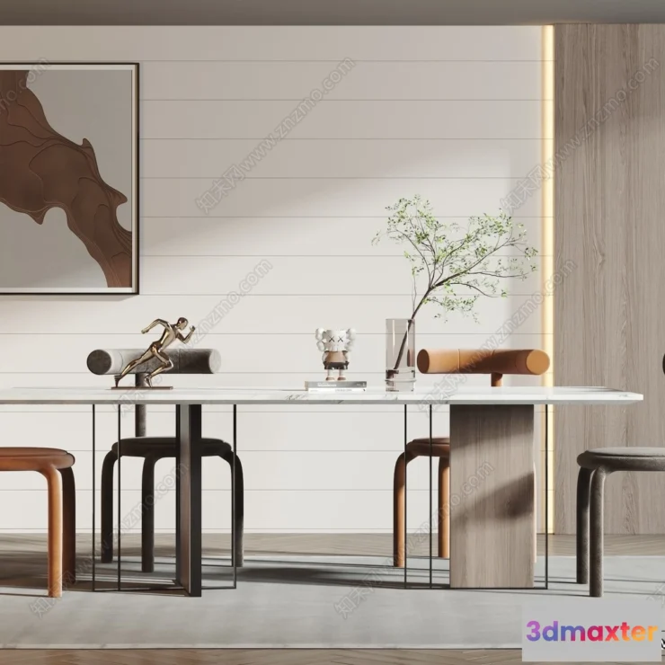 1360065 - Dining Room - 3D Models - 3D Interior Scenes - 163 3D Max