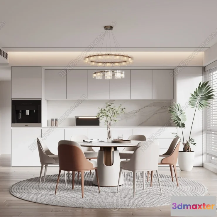 1360253 - Dining Room - 3D Models - 3D Interior Scenes - 166 3D Max