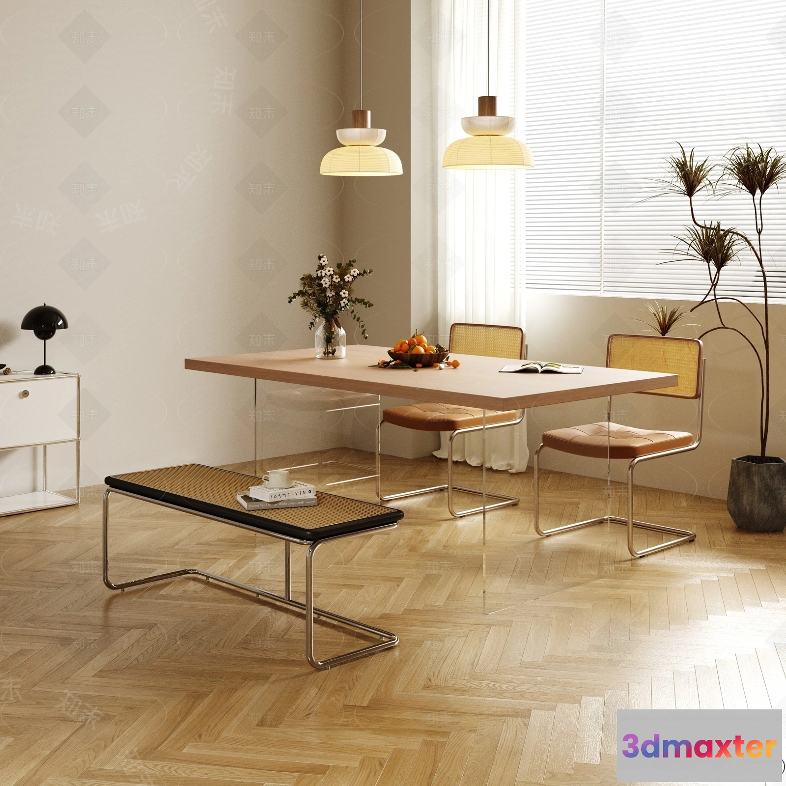 1360450 - Dining Room - 3D Models - 3D Interior Scenes - 169 3D Max