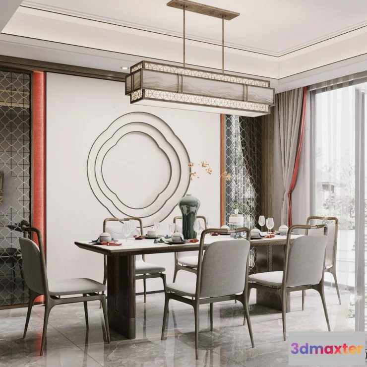 1360751 - Dining Room - 3D Models - 3D Interior Scenes - 174 3D Max