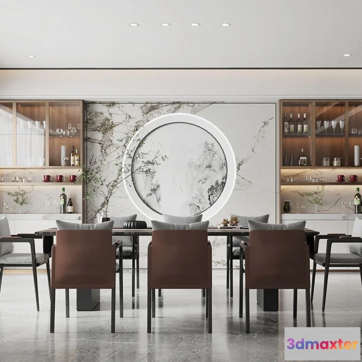 1361010 - Dining Room - 3D Models - 3D Interior Scenes - 178 3D Max