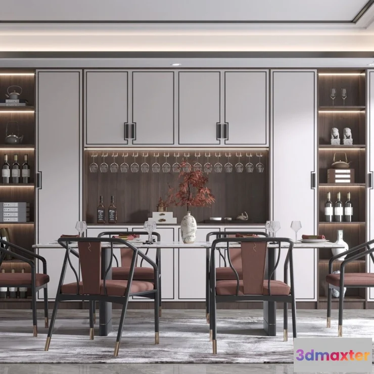 1361210 - Dining Room - 3D Models - 3D Interior Scenes - 181 3D Max