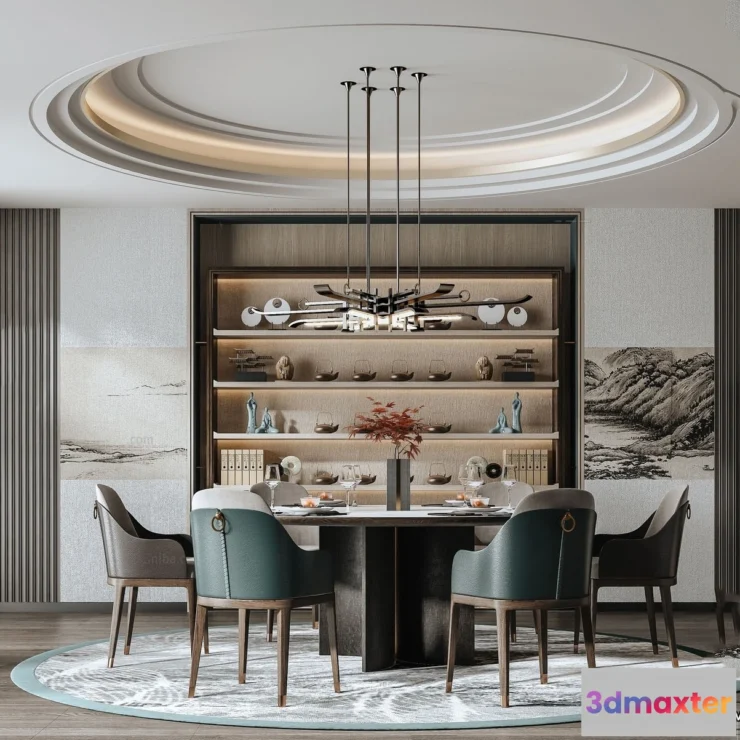 1361484 - Dining Room - 3D Models - 3D Interior Scenes - 185 3D Max