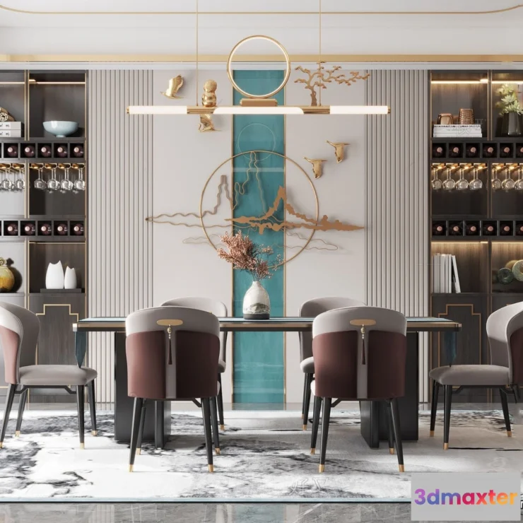 1361676 - Dining Room - 3D Models - 3D Interior Scenes - 188 3D Max