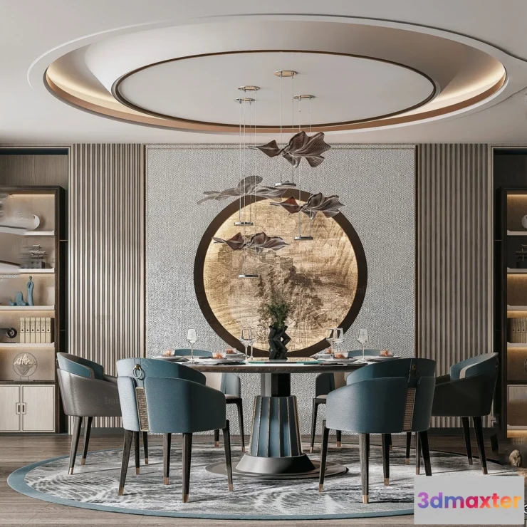 1361744 - Dining Room - 3D Models - 3D Interior Scenes - 189 3D Max