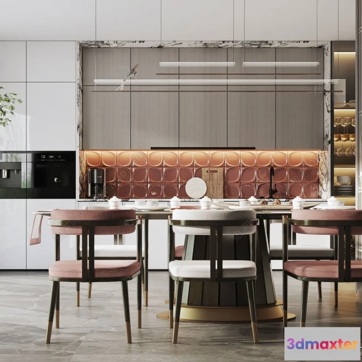 1361876 - Dining Room - 3D Models - 3D Interior Scenes - 191 3D Max