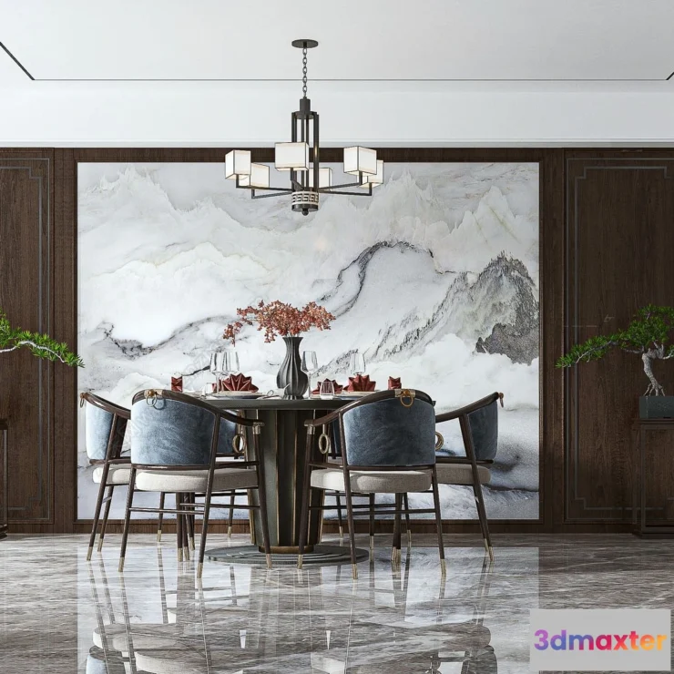 1361931 - Dining Room - 3D Models - 3D Interior Scenes - 192 3D Max