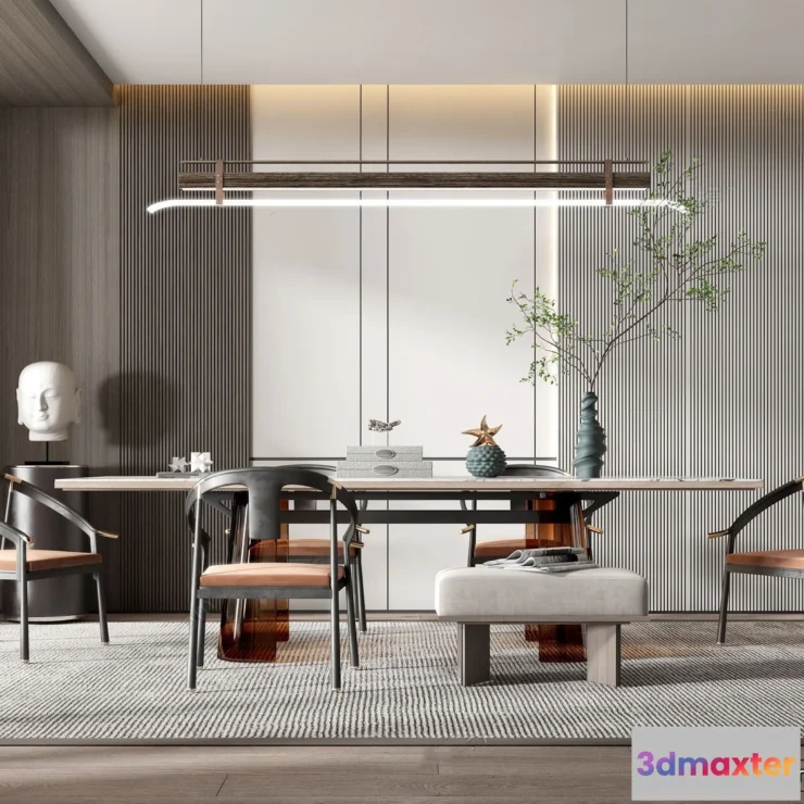 1362146 - Dining Room - 3D Models - 3D Interior Scenes - 195 3D Max