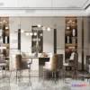 1362392 - Dining Room - Modern Style Interior 3D Scenes - 017 3D Max