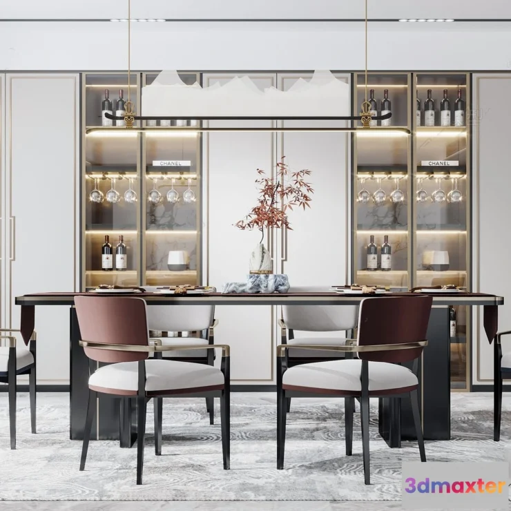 1362424 - Dining Room - 3D Models - 3D Interior Scenes - 199 3D Max