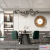 1362461 - Dining Room - Modern Style Interior 3D Scenes - 018 3D Max