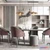 1362587 - Dining Room - Modern Style Interior 3D Scenes - 020 3D Max