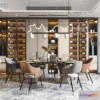 1362658 - Dining Room - Modern Style Interior 3D Scenes - 021 3D Max