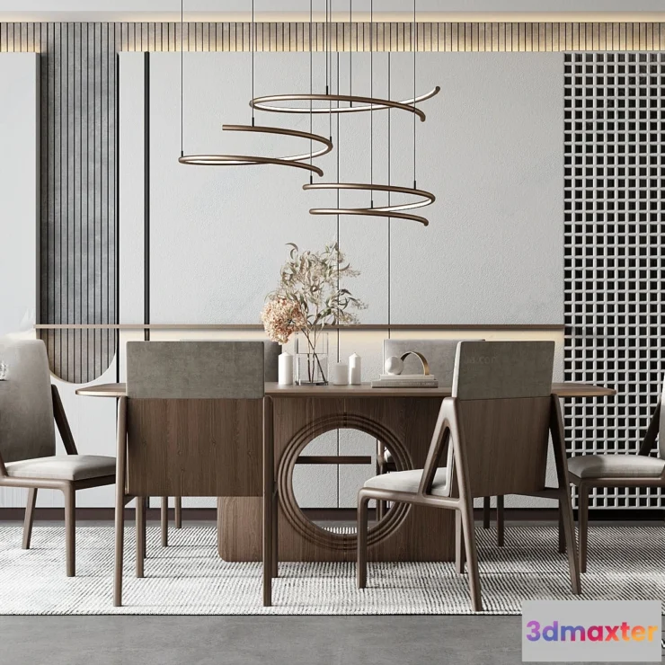 1362752 - Dining Room - 3D Models - 3D Interior Scenes - 204 3D Max