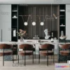 1362787 - Dining Room - Modern Style Interior 3D Scenes - 023 3D Max