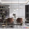 1362990 - Dining Room - Modern Style Interior 3D Scenes - 026 3D Max