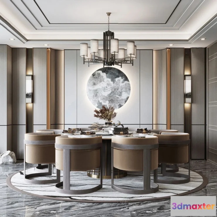 1363084 - Dining Room - 3D Models - 3D Interior Scenes - 209 3D Max
