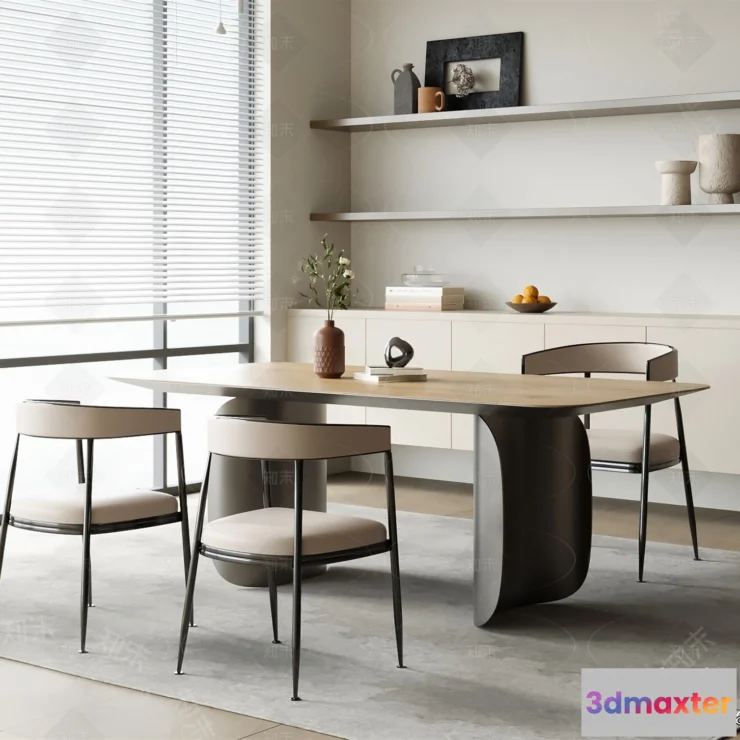 1363222 - Dining Room - 3D Models - 3D Interior Scenes - 211 3D Max