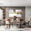 1363566 - Dining Room - Modern Style Interior 3D Scenes - 034 3D Max