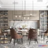1363696 - Dining Room - Modern Style Interior 3D Scenes - 036 3D Max