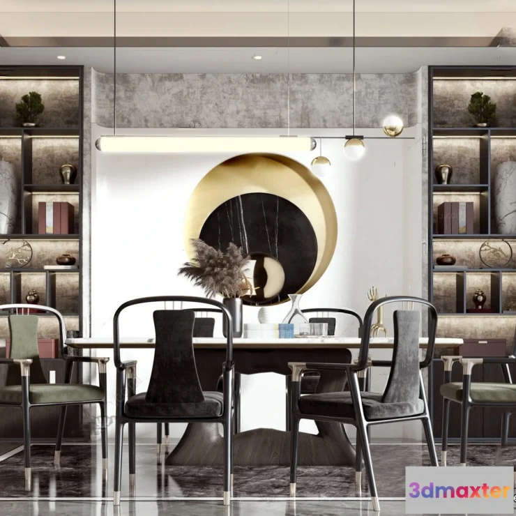 1363742 - Dining Room - 3D Models - 3D Interior Scenes - 219 3D Max