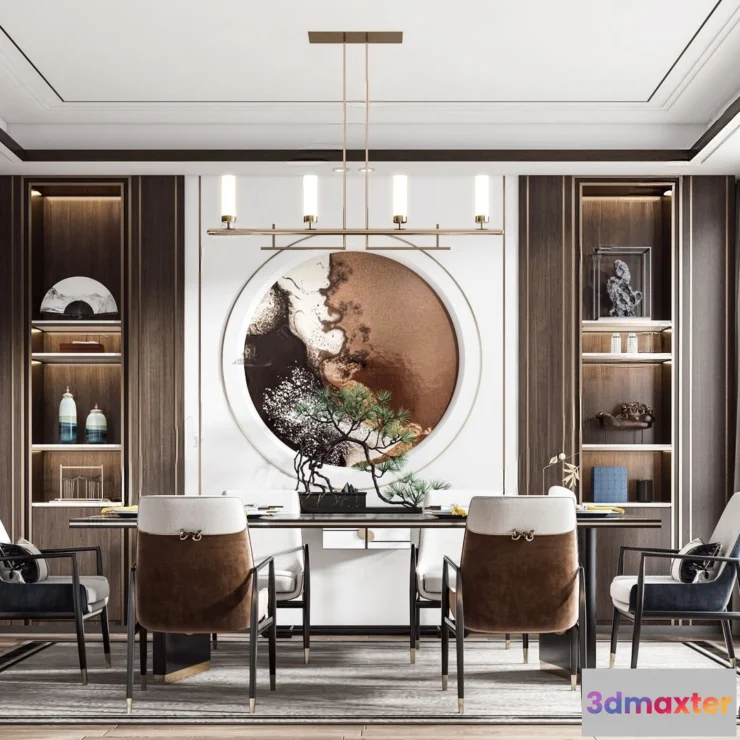 1363952 - Dining Room - 3D Models - 3D Interior Scenes - 222 3D Max