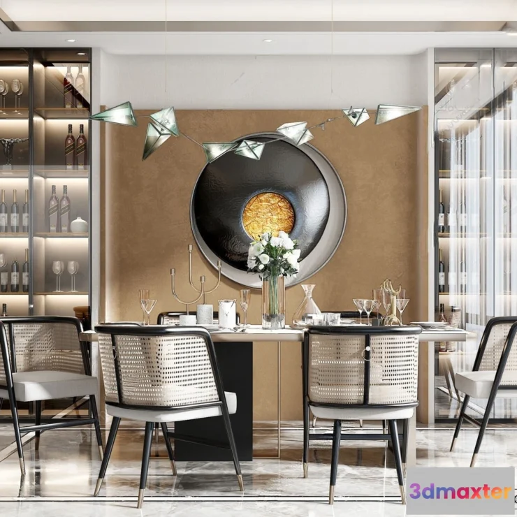 1364223 - Dining Room - 3D Models - 3D Interior Scenes - 226 3D Max