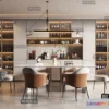1364248 - Dining Room - Modern Style Interior 3D Scenes - 044 3D Max