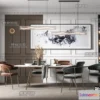 1364385 - Dining Room - Modern Style Interior 3D Scenes - 046 3D Max