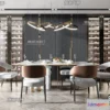 1364521 - Dining Room - Modern Style Interior 3D Scenes - 048 3D Max