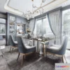 1364654 - Dining Room - Modern Style Interior 3D Scenes - 050 3D Max