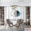 1365083 - Dining Room - Modern Style Interior 3D Scenes - 056 3D Max