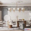 1365220 - Dining Room - Modern Style Interior 3D Scenes - 058 3D Max