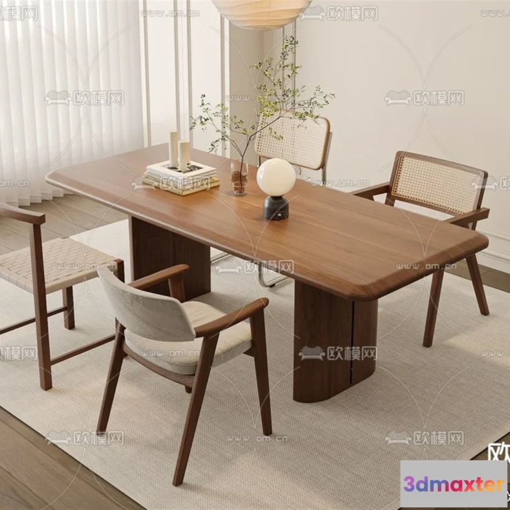 1365715 - Dining Room - 3D Models - 3D Interior Scenes - 248 3D Max