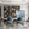 1365882 - Dining Room - Modern Style Interior 3D Scenes - 068 3D Max