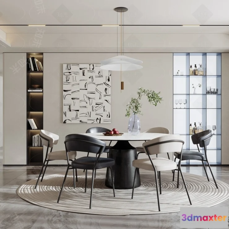 1365922 - Dining Room - 3D Models - 3D Interior Scenes - 251 3D Max