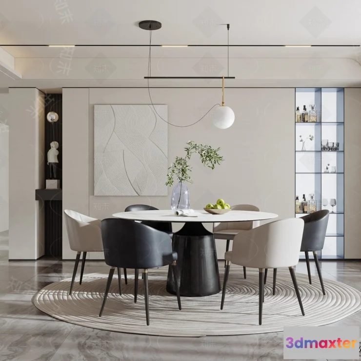 1366202 - Dining Room - 3D Models - 3D Interior Scenes - 255 3D Max