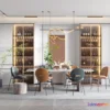 1366308 - Dining Room - Modern Style 3D Scenes - Interior Design - 004 3D Max