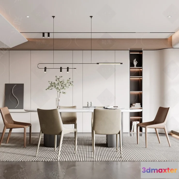 1366336 - Dining Room - 3D Models - 3D Interior Scenes - 257 3D Max