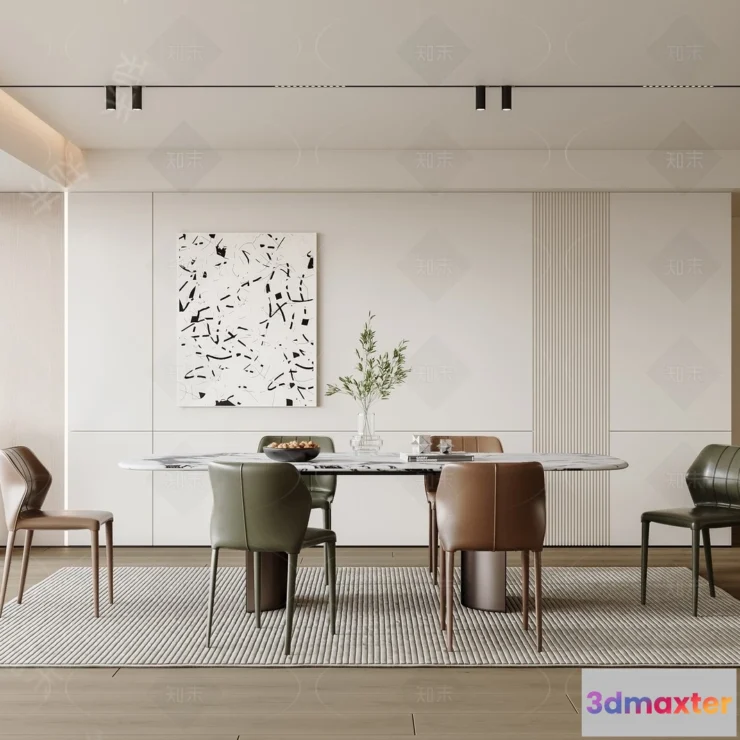 1366403 - Dining Room - 3D Models - 3D Interior Scenes - 258 3D Max