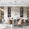 1366746 - Dining Room - Modern Style Interior 3D Scenes - 081 3D Max