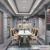 1366814 - Dining Room 3D Interior Scene Model - European Style - 001 3D Max