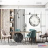 1366816 - Dining Room - Modern Style Interior 3D Scenes - 082 3D Max