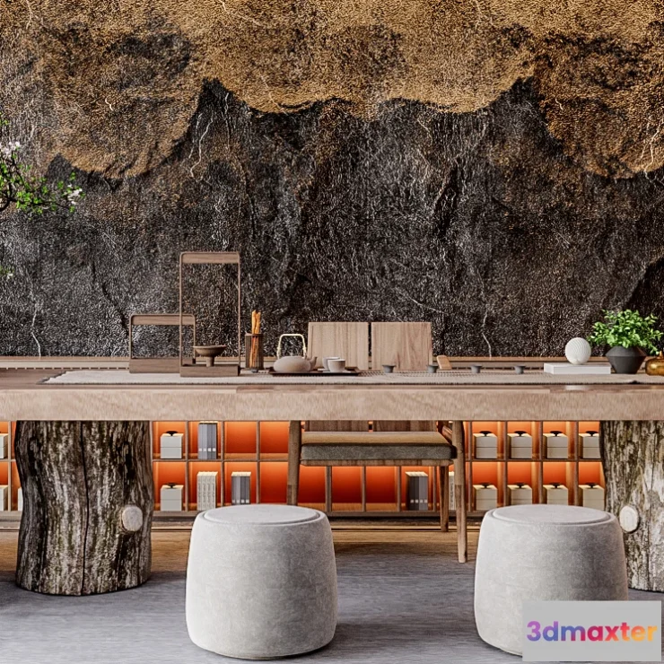 1366858 - Dining Room - Modern Style 3D Scenes - Interior Design - 012 3D Max