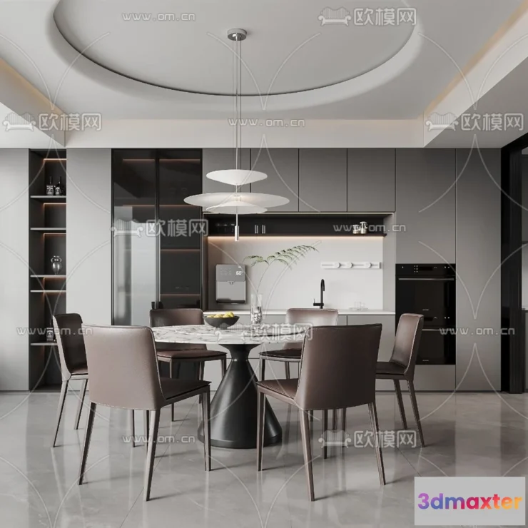 1367014 - Dining Room - 3D Models - 3D Interior Scenes - 267 3D Max